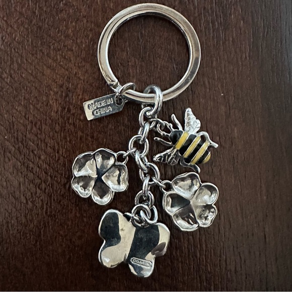 Coach Spring Pave Mix Keychain Fob 92248 - Picture 7 of 10